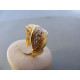 Zlatá dámska súprava prsteň, naušnice DS832V viacfarebné zlato 14 karátov 585/1000 8.32 g