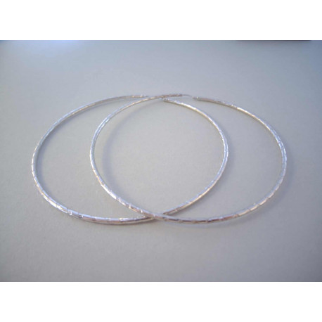 Strieborné naušnice kruhy dámske VAS1020 925/1000 10,20 g