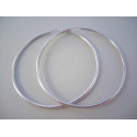 Strieborné dámske naušnice kruhy zaujímavý vzor VAS749 925/1000 7,49 g