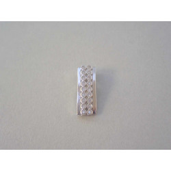 Strieborný prívesok dámsky zirkóny VIS095 925/1000 0,95 g