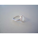 Strieborný dámsky prsteň biely Opál zirkóny DPS57227 925/1000 2,27 g