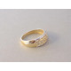 Dámsky zlatý prsteň viacfarebné zlato zirkóny DP58246V 14 karátov 585/1000 2,46 g