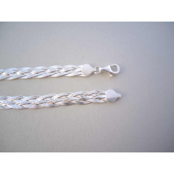Strieborná dámska retiazka pletený vzor DRS5551790 925/1000 17,90 g
