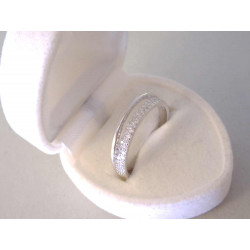 Jemný dámsky strieborný prsteň zirkóny VPS56240 925/1000 2,40 g