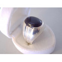Pánsky strieborný prsteň čierny ONYX VPS63962 925/1000 9,62 g