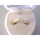 Dámsky zlatý prsteň žiarivé zirkóny DP50202Z žlté zlato 14 karátátov 585/1000 2,02 g
