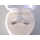 Jemný dámsky zlatý prsteň biele zlato zirkón DP56237B 14 karátov 585/1000 2,37 g