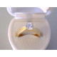Zlatý dámsky prsteň žlté zlato veľký zirkón VP55319Z 14 karátov 585/1000 3,19 g