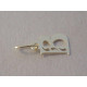 Zlatý prívesok prívesok B žlté zlato VI022Z 14 karátov  585/1000 0,22 g