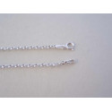 Zlatá retiazka vzor ručná pílka VR50274B biele zlato 14K 585/1000 2,74 g
