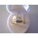 Pánsky zlatý prsteň viacfarebné zlato VP64438V 14 karátov 585/1000 4,38 g