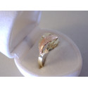 Dámsky zlatý prsteň zaujímavý vzhľad viacfarebné zlato DP63249V 585/1000 2,49 g