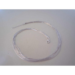 Strieborná dámska retiazka zaujímavý nitkový vzhľad VDRS421625 925/1000 16,25 g