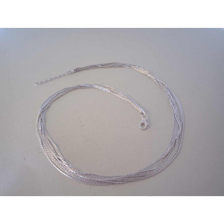 Strieborná dámska retiazka zaujímavý nitkový vzhľad VDRS421625 925/1000 16,25 g