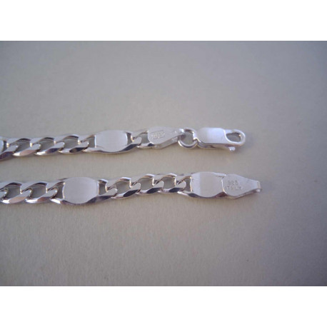 Strieborná pánska retiazka Figaro vzor VRS5551837 925/1000 18,37 g