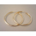 Zlaté dámske naušnice kruhy žlté zlato DA213Z 14 karátov 585/1000 2,13 g