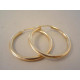 Zlaté dámske naušnice hladké duté kruhy DA264Z 14 karátov 585/1000 2,64 g