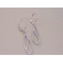 Strieborné dámske visiace naušnice zirkón DAS241 925/1000 2,41 g