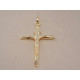 Zlatý Prívesok Ježiš na kríži UNISEX VI090Z žlté zlato 14 karátov 585/1000 0,90 g