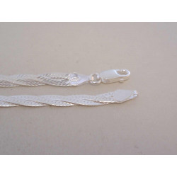 Strieborná retiazka dámska prepletená DRS501190 925/1000 11,90 g