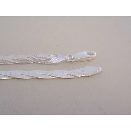 Strieborná retiazka dámska prepletená DRS501190 925/1000 11,90 g