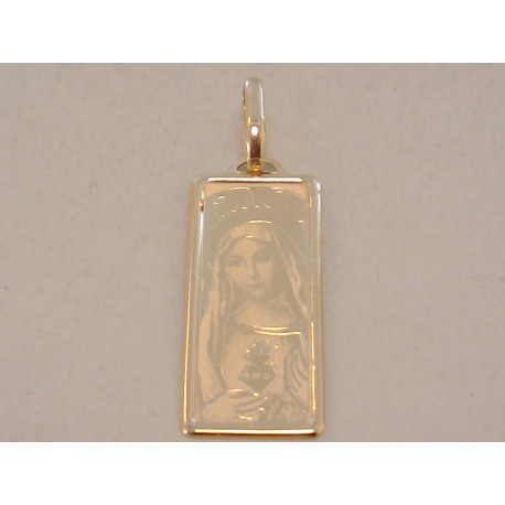 Zlatý dámsky prívesok Panna Mária VI083Z žlté zlato 14 karátov 585/1000 0,83 g