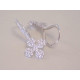 Žiarivé dámske strieborné naušnice so zirkónmi VAS345 925/1000 3,45 g