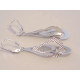 Visiace dámske strieborné naušnice vzorované VAS330 925/1000 3,30 g