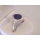 Strieborný dámsky prsteň slzička onyx,zirkóny VIS54323 925/1000 3,23 g