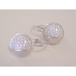 Strieborné dámske naušnice so zirkónmi VAS210 925/100 2,10 g