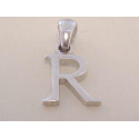 Strieborný prívesok písmeno R UNISEX VIS081 925/1000 0,81 g