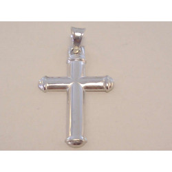 Strieborný prívesok Kríž hladký povrch VIS158 925/1000 1,58 g