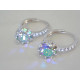 Strieborné dámske naušnice kamienky Swarovski DAS398 925/1000 3,98 g