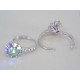 Strieborné dámske naušnice kamienky Swarovski DAS398 925/1000 3,98 g