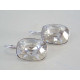 Strieborné dámske naušnice veľký swarovski kameň DAS439 925/1000 4,39 g