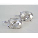 Strieborné dámske naušnice veľký swarovski kameň DAS439 925/1000 4,39 g