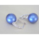 Strieborné dámske naušnice Swarovski s perličťkou DAS403 925/1000 4,03 g