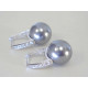 Strieborné dámske naušnice Swarovski s perličťkou DAS403 925/1000 4,03 g