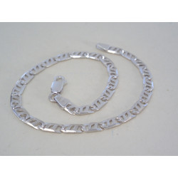 Jemný strieborný náramok ródium DNS23578 925/1000 5,78g