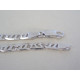 Jemný strieborný náramok ródium DNS23578 925/1000 5,78g