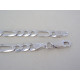 Strieborná pánska retiazka vzor FIGARO ródium DNS20399 925/1000 3,99g