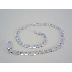 Strieborný pánsky náramok ródium DNS21423 925/1000 4,23g