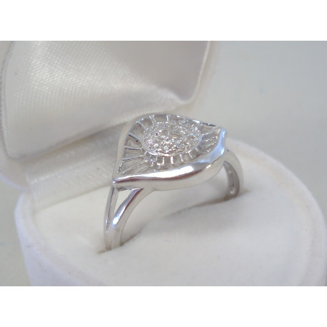 Strieborný dámsky prsteň zirkóny DPS58319 925/1000 3,19g