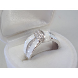 Strieborný dámsky prsteň zirkón DPS52405 925/1000 4,05g