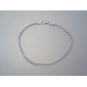 Jednoduchý strieborný náramok ródium DNS21497 925/1000 4,97g