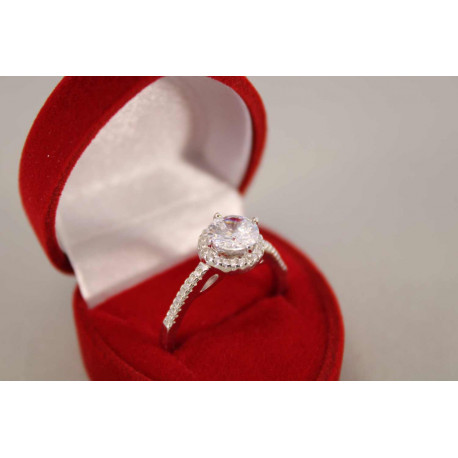 Dámsky strieborný prsteň zirkón VPS58350 925/1000 3,50g