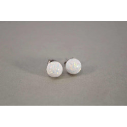 Strieborné napichovacie náušnice opál VAS131 925/1000 1,31g