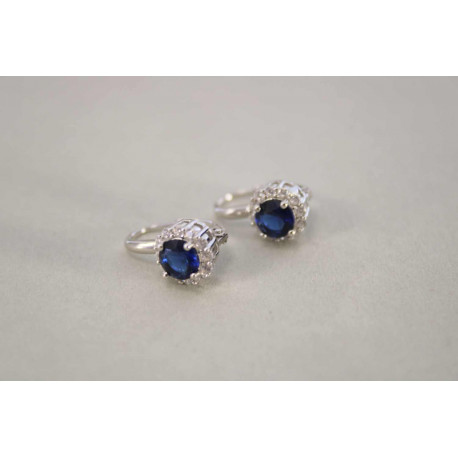 Strieborné dámske náušnice zirkón VAS356 925/1000 3,56g