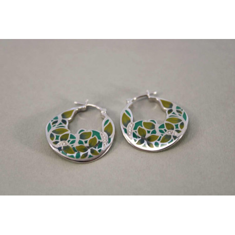 Strieborné dámske náušnice zirkóny VAS813 925/1000 8,13g