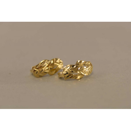 Zlaté dámske náušnice žlté zlato VA233 14 karátov 585/1000 2,33g